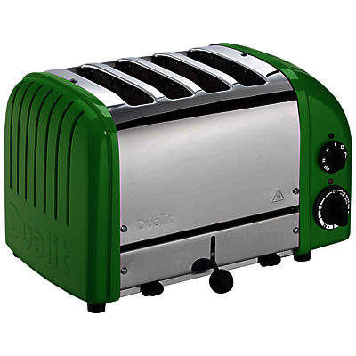 Dualit Made to Order Classic 4-Slice Toaster Stainless Steel/May Green Gloss Dualit Made to Order Classic 4-Slice Toaster Stainless Steel/May Green Gloss